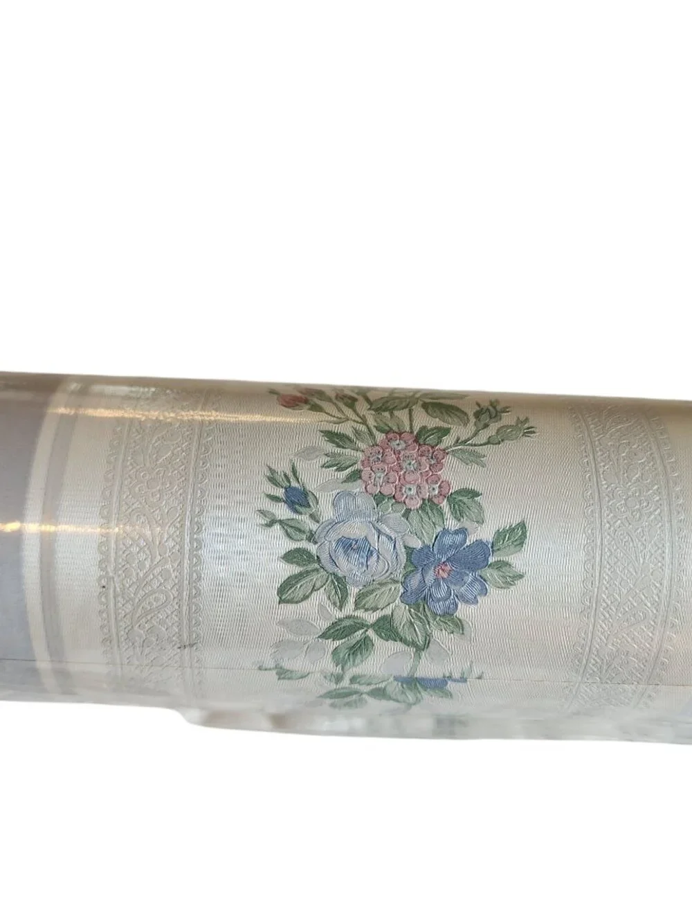 Mirage PrePasted Vinyl wallpaper 1980's floral striped